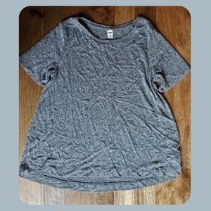 OLD NAVY "Luxe" Heather Grey Tee